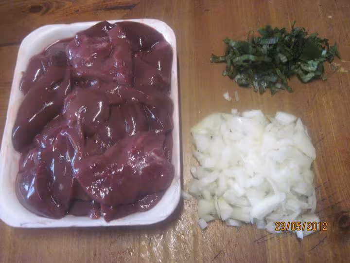 Rognons de porc aux champignons creme fraiche