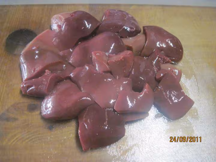 Rognons de porc aux legumes