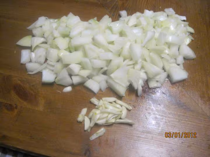 Rognons de porc aux oignons