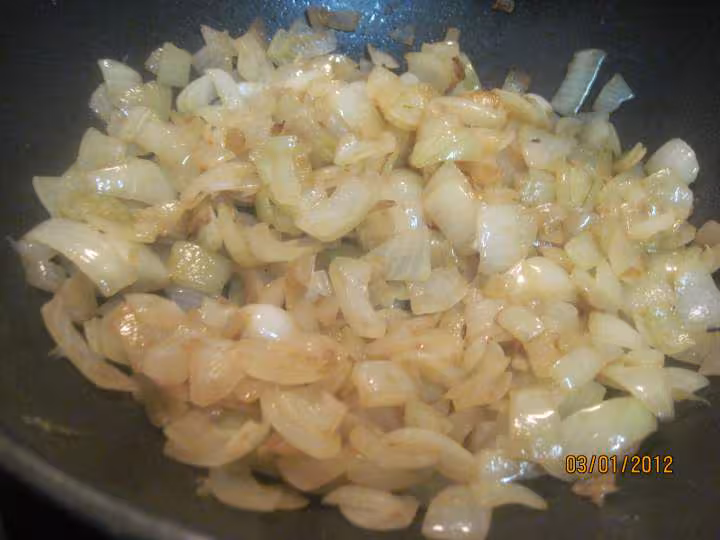 Rognons de porc aux oignons