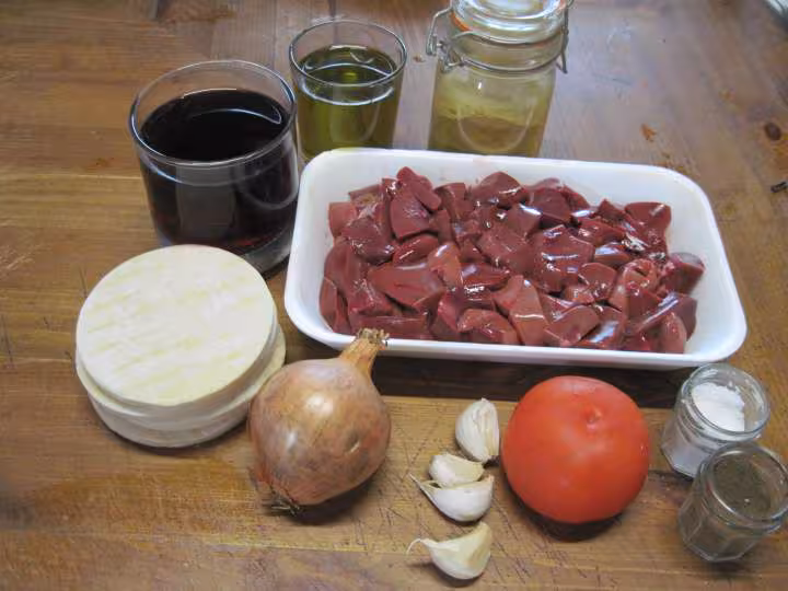 Rognons de porc en croutes a bouchees