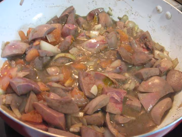 Rognons de porc en croutes a bouchees