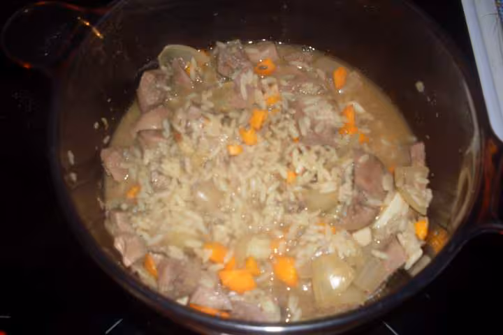 Rognons riz au gingembre soja