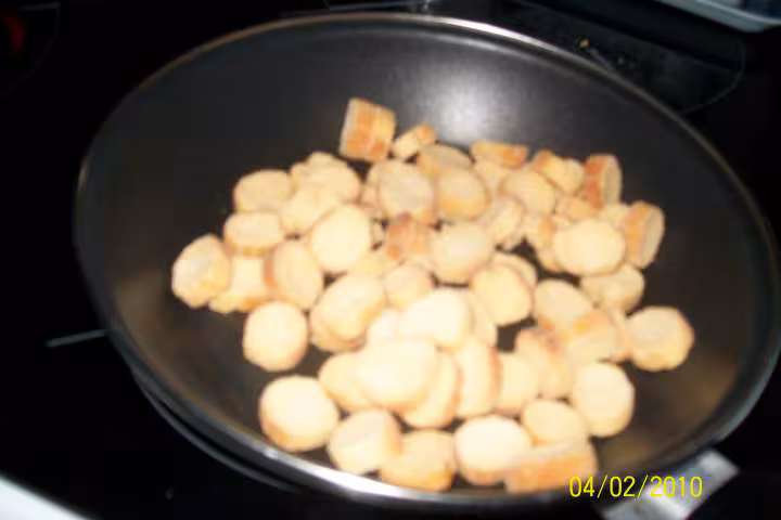 Roquette cuisinee au tagliatelle