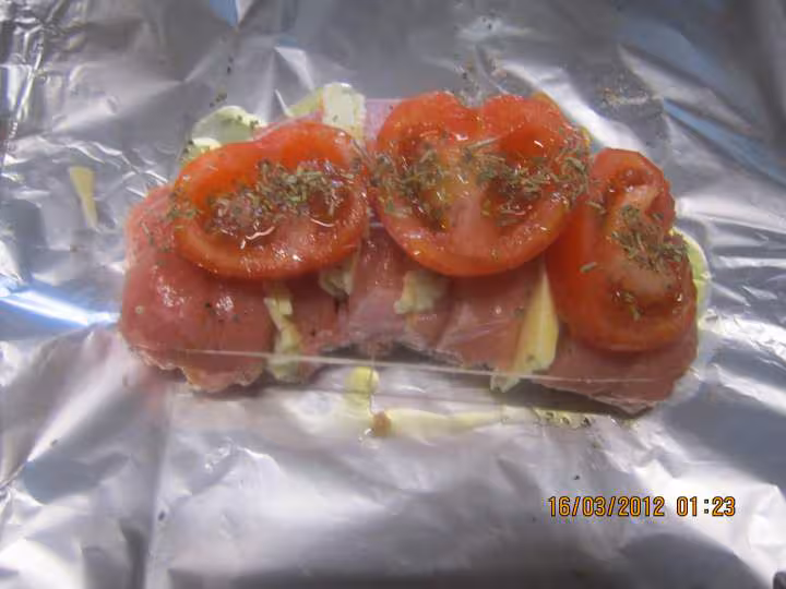 Roti d aiguilette de dinde en papillote