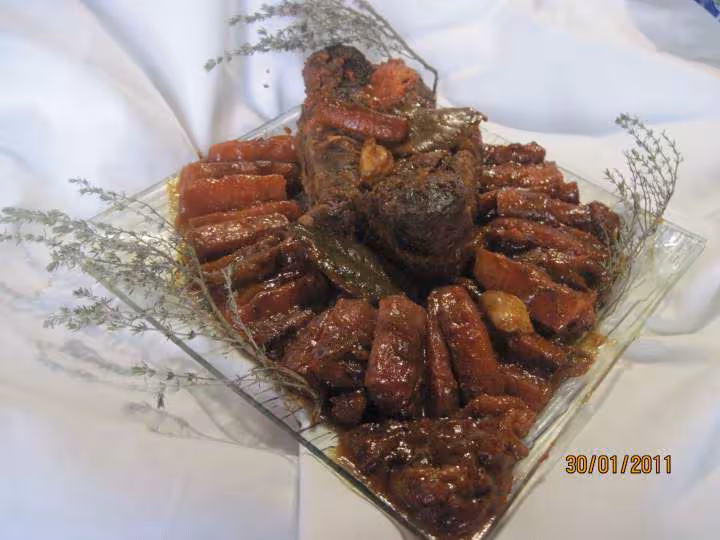 Roti de boeuf a braiser s os aux carottes