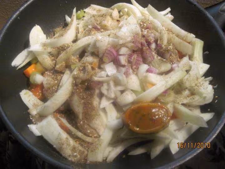 Roti de cote de porc au fenouil