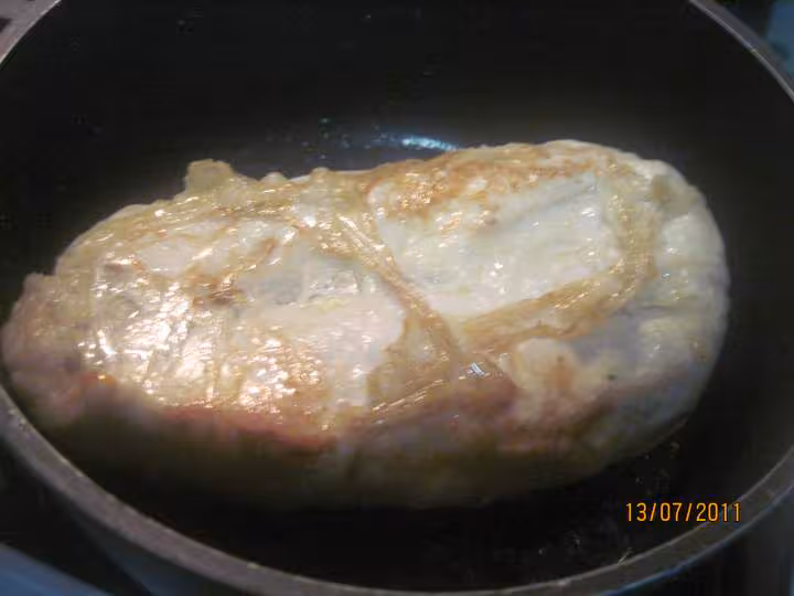 Roti de dinde au basilic a l etouffer de legumes
