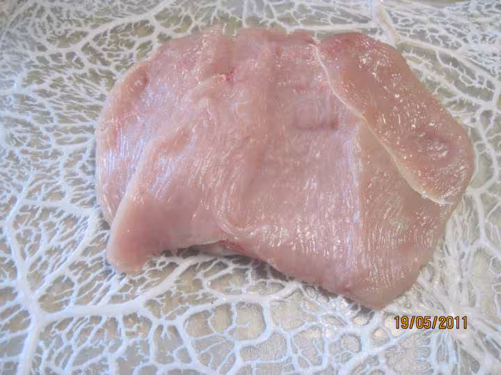 Roti de dinde au foie gras de canard et basilic