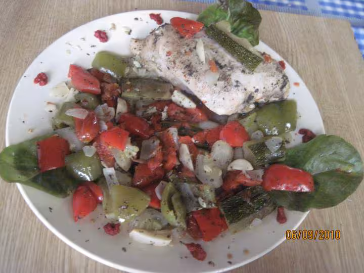 Roti de dinde au legumes cuits a l etouffe