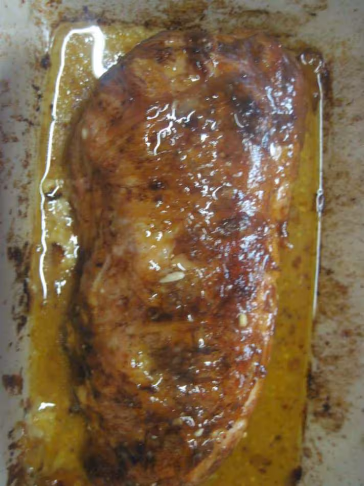 Roti de dinde farci au basilic et fromage