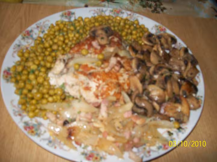 Roti de filet de dinde aux legumes
