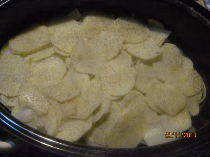 Roti de kassler aux pommes de terre en cocotte