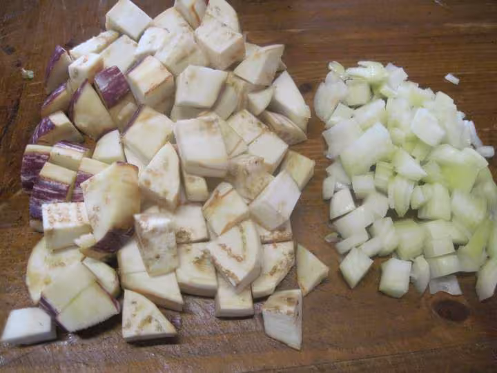 Roti de porc aux aubergines