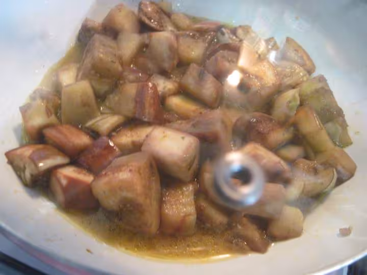 Roti de porc aux aubergines