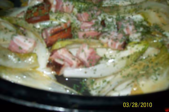 Rouelle de porc aux endives