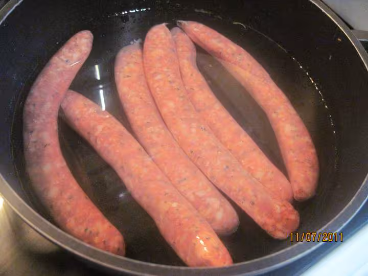 Rougail de petites saucisses legumes riz