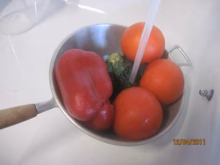 Rougail de sauisses fumees aux legumes