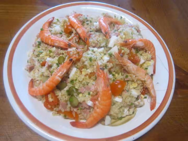 Salade de boulgour a la ciboulette