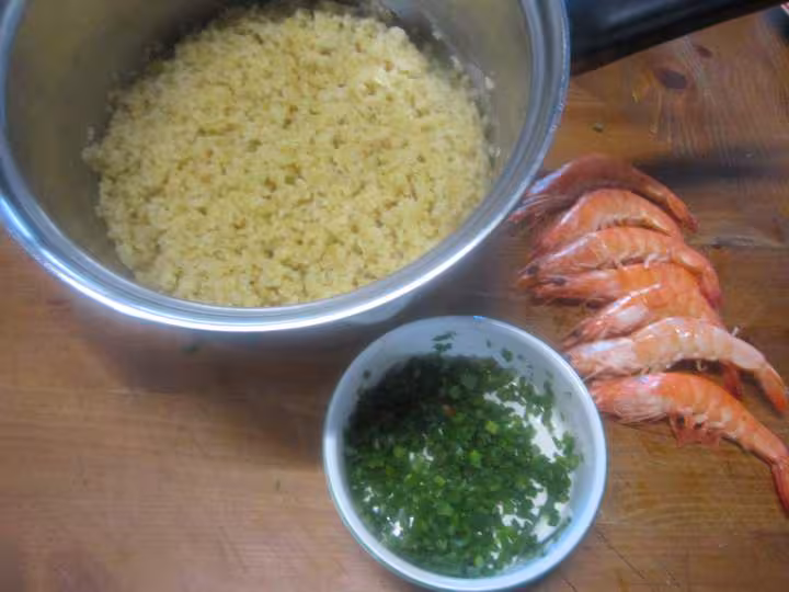 Salade de boulgour a la ciboulette