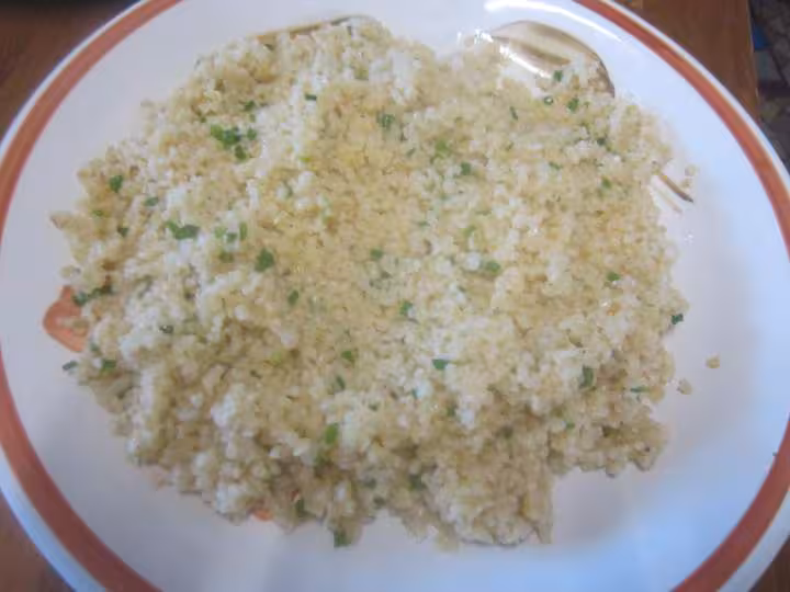 Salade de boulgour a la ciboulette