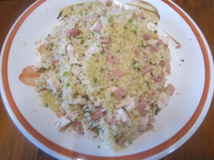 Salade de boulgour a la ciboulette