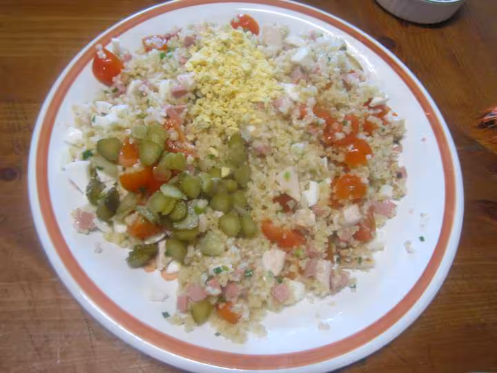 Salade de boulgour a la ciboulette