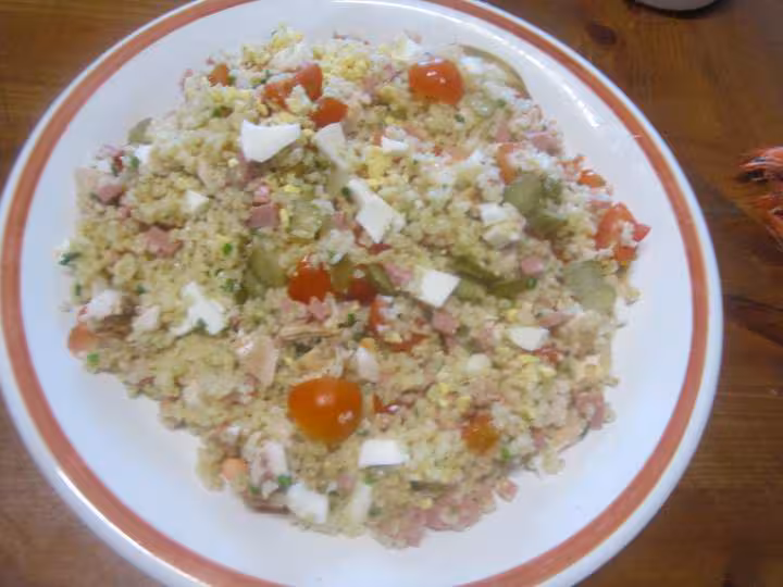 Salade de boulgour a la ciboulette