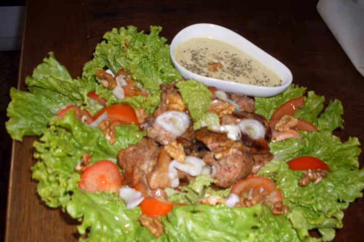 Salade de foies de volaille