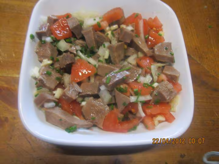 Salade de langue de boeuf