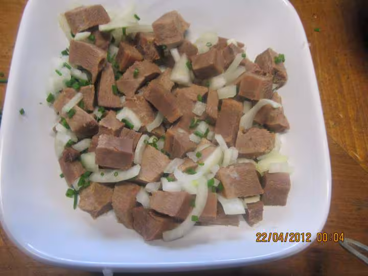 Salade de langue de boeuf
