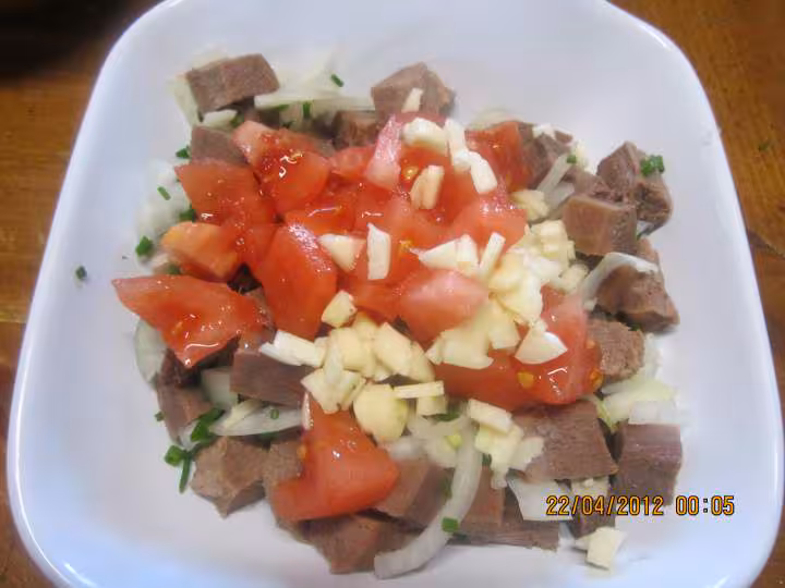 Salade de langue de boeuf