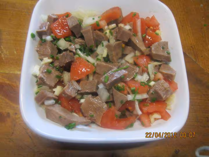 Salade de langue de boeuf
