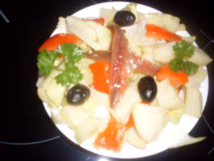 Salade de restes entree