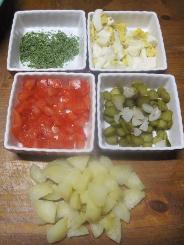 Salade piemontaise a ma facon