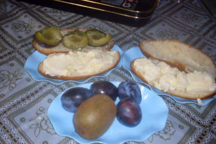 Sandwich sucre aux fruits