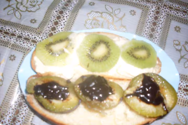 Sandwich sucre aux fruits