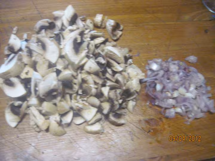 Sauce aux champignons au vin blanc