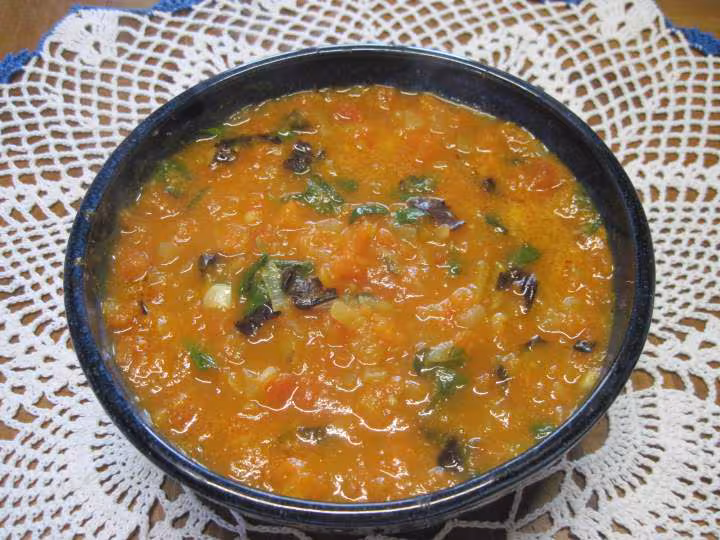 Sauce tomates aux basilic vert et rouge