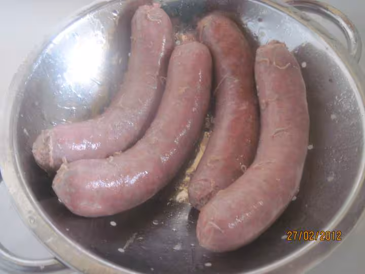 Saucises de toulouse aux legumes