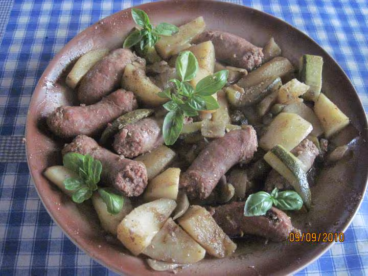 Saucisse roule aux legumes massale
