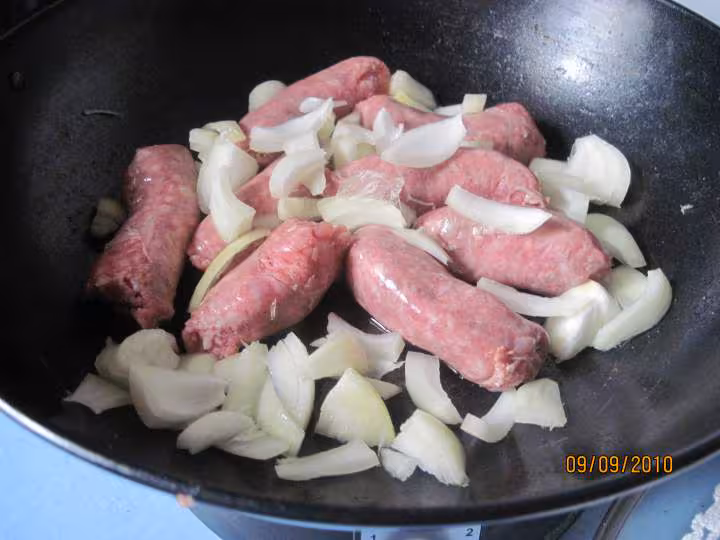 Saucisse roule aux legumes massale