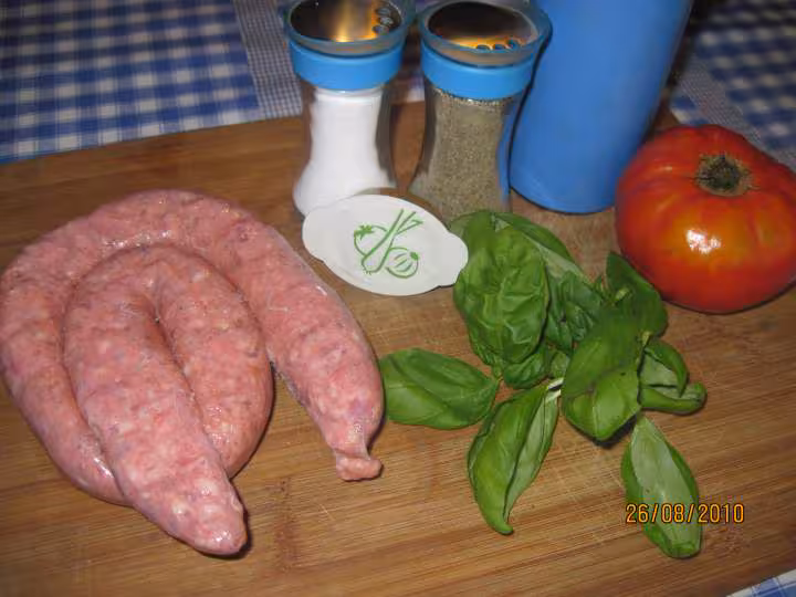 Saucisse roulee aux legumes de saison