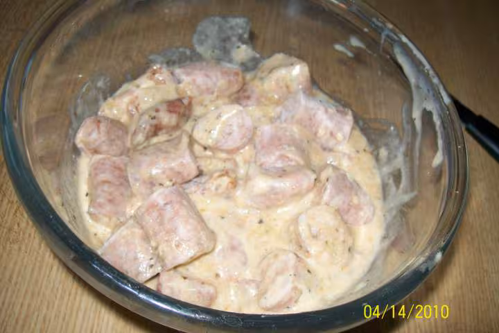 Saucisses au coquillette mo