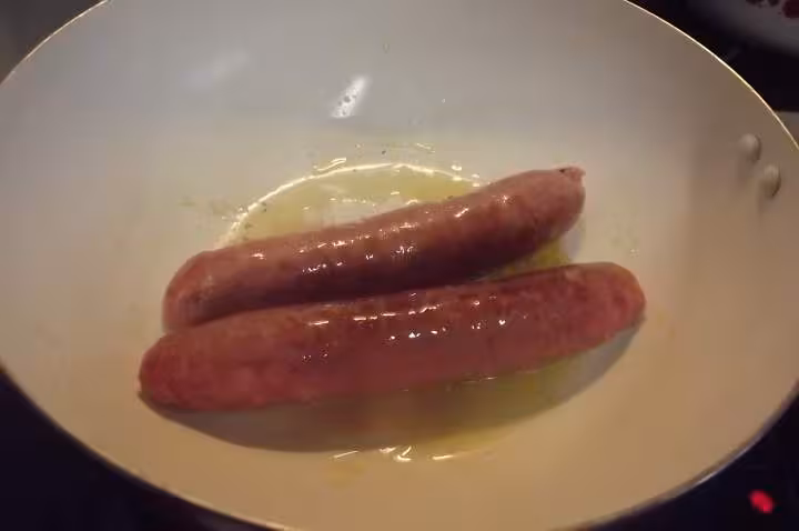 Saucisses de toulouse aux carottes