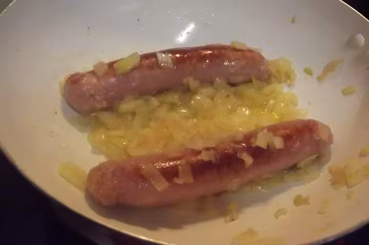 Saucisses de toulouse aux carottes