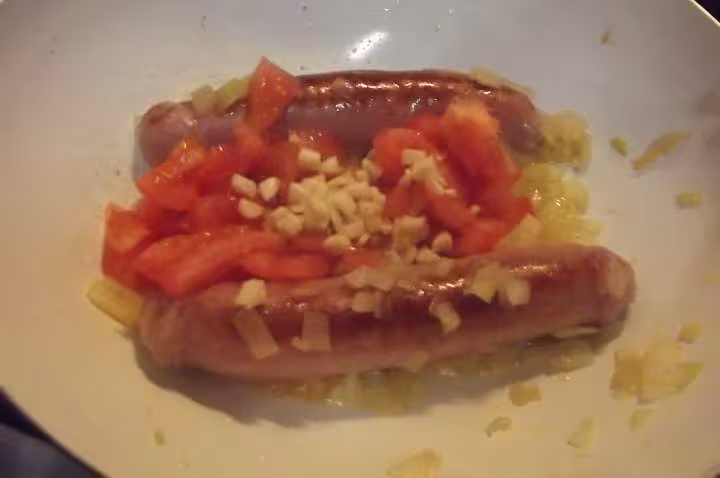Saucisses de toulouse aux carottes