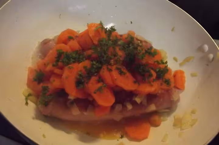 Saucisses de toulouse aux carottes