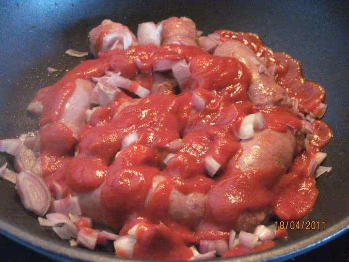 Saucisses de toulouse aux petits legumes