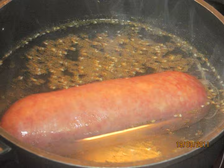 Saucisson cuit en feuilletee